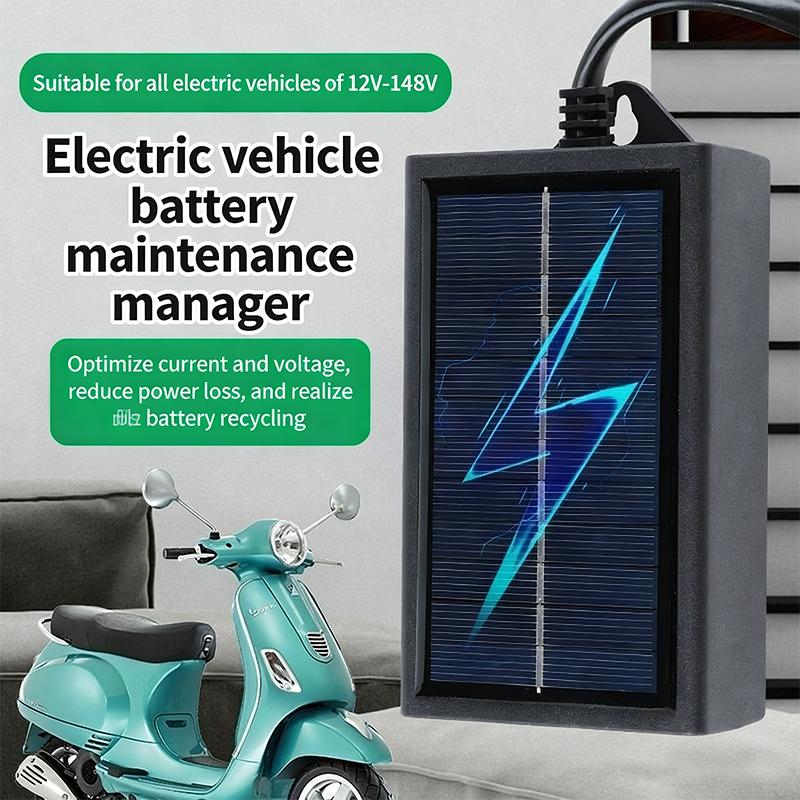 Solar Powered Charger - ソーラー充電式12V/24Vバッテリー充電器（スマート修復機能付き）電気自動車用、アウトドア旅行の必需品