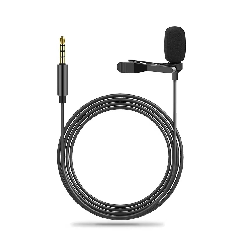Mini Electronics Gadgets - ポータブル1.5mラベリアミニマイクコンデンサークリップオンラペルマイク有線USB/3.5mm/Type-C/マイクロフォン携帯電話コンピュータPC用