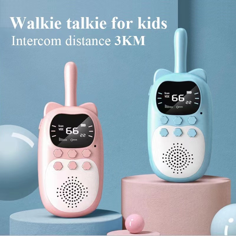 Electronics And Gadgets With I - 子供用トランシーバー 2個セット 電子玩具 子供用スパイガジェット ベビーラジオ電話 3km範囲