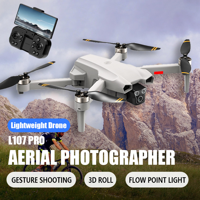 Electronics And Gadgets P - L017 Proドローン ミニ折りたたみ式クアッドコプター 8KプロフェッショナルHD 360 °