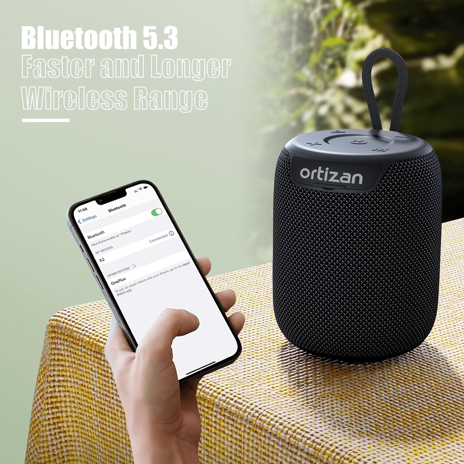 Electronics And Gadgets With I - Ortizan パーティー Bluetooth スピーカー、AUX&TF、家庭/パーティー/アウトドア/ビーチ用小型ワイヤレススピーカー、電子ガジェット、誕生日ギフト