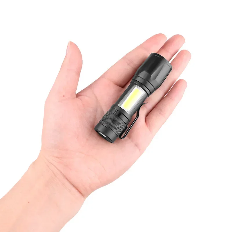 ミニ LED 懐中電灯 COB + XPE ポータブルトーチ - Mini Electronics Gadgets のレビューと価格