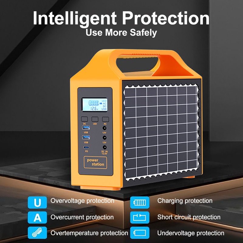 150Wポータブルソーラー発電ステーション、LEDライトとソ - Solar Powered Charger のレビューと価格