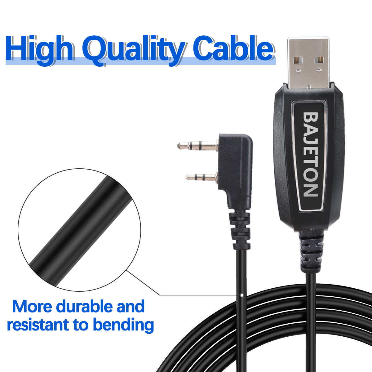 BAJETON トランシーバー USB プログラミングケーブ - Mini Electronics Gadgets のレビューと価格