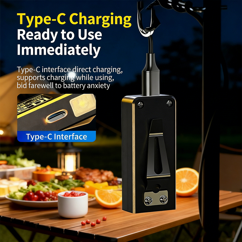 LED COB ミニ懐中電灯 USB 充電式ランプトーチポー - Mini Electronics Gadgets のレビューと価格