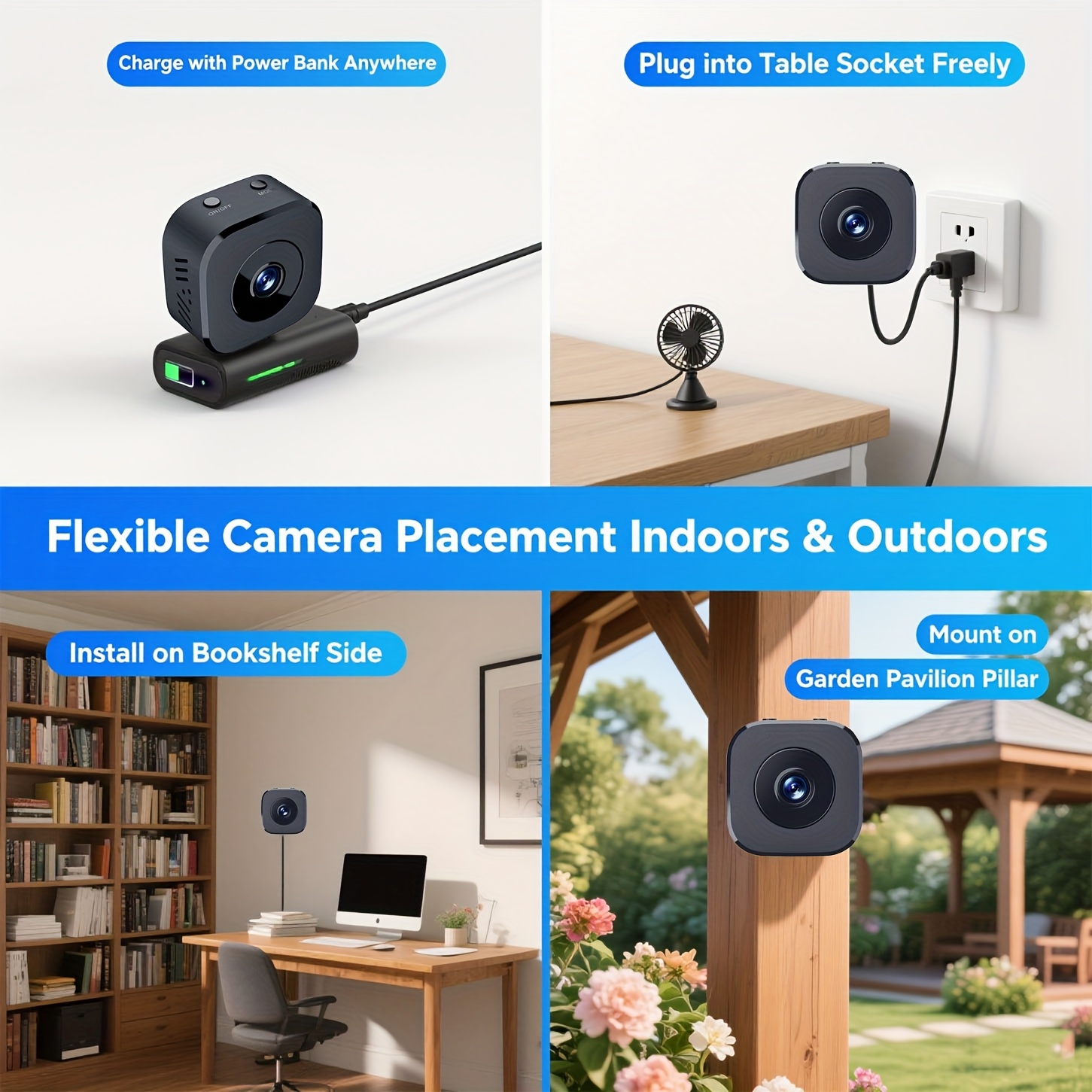 1080P HD ミニ WiFi カメラ屋内安全セキュリティ - Mini Electronics Gadgets のレビューと価格