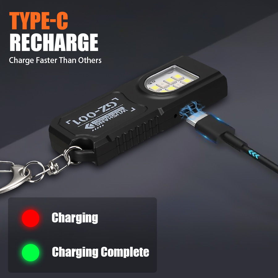 多機能キーホルダー懐中電灯 USB 充電式ミニ懐中電灯 CO - Mini Electronics Gadgets のレビューと価格