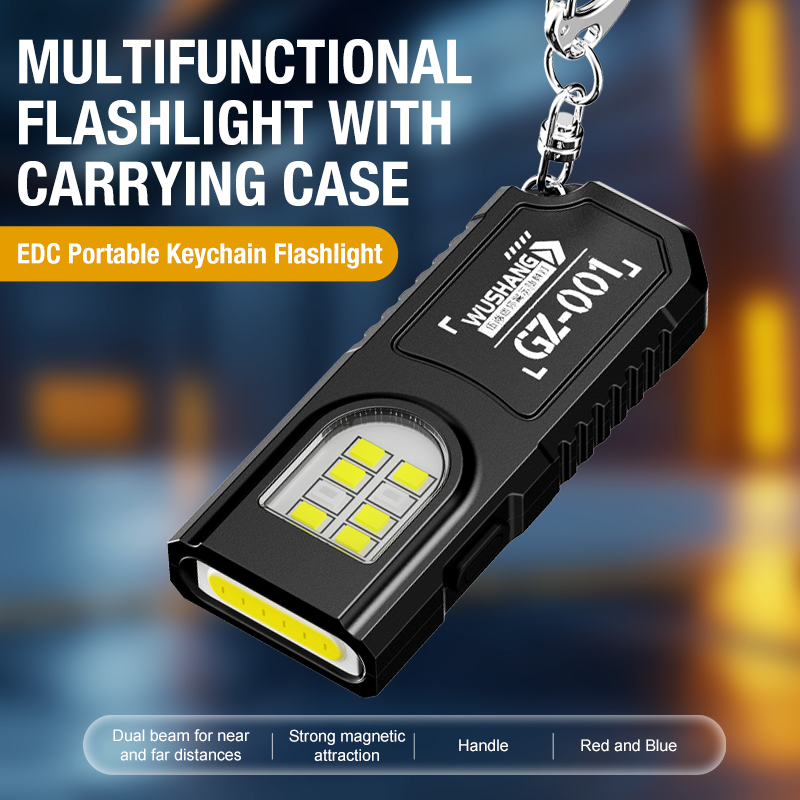 ポータブルキーホルダー LED COB 懐中電灯 USB 充 - Mini Electronics Gadgets のレビューと価格