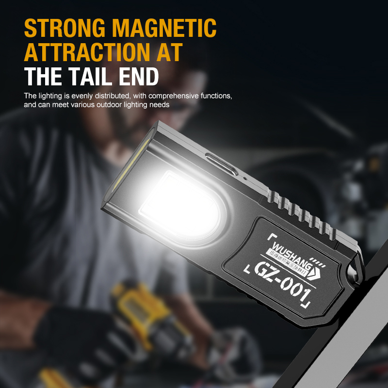ポータブルキーホルダー LED COB 懐中電灯 USB 充 - Mini Electronics Gadgets のレビューと価格