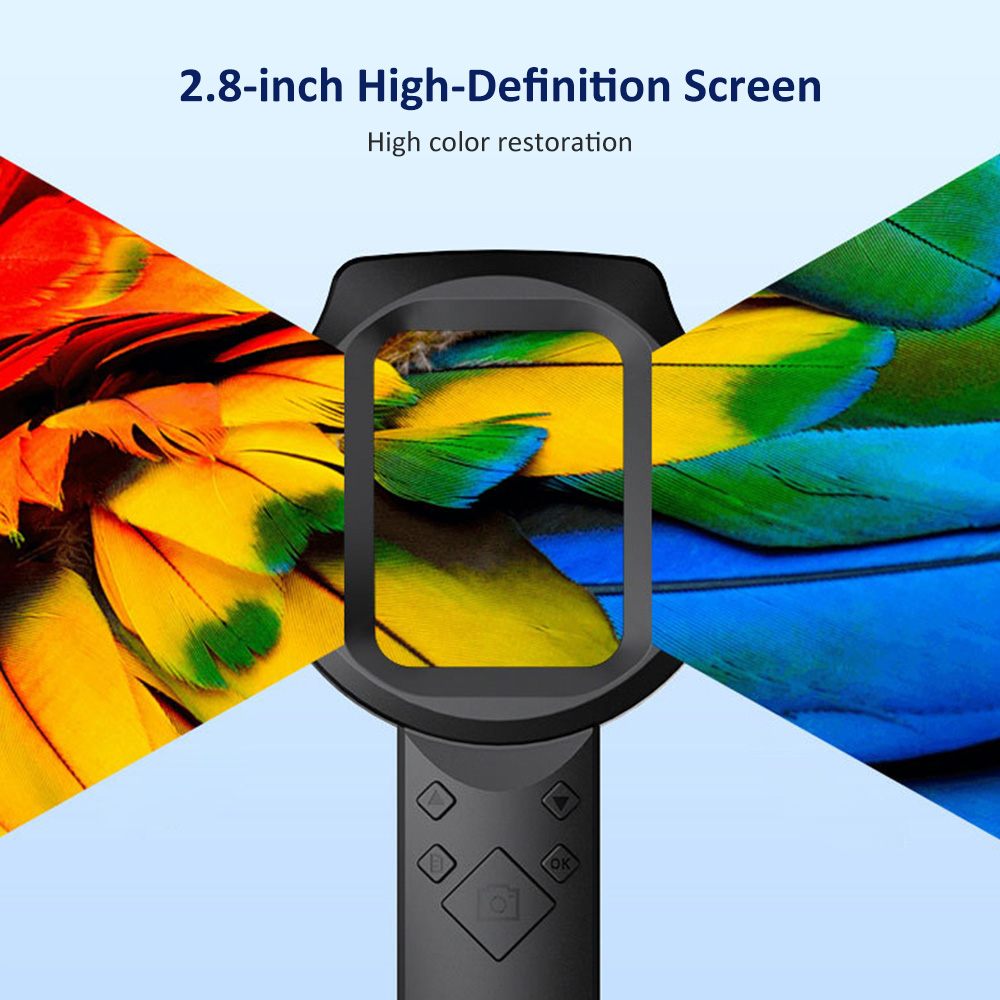 ワイヤレスデジタル顕微鏡ハンドヘルドHD検査カメラライト付き - Usb Microscope Digital のレビューと価格