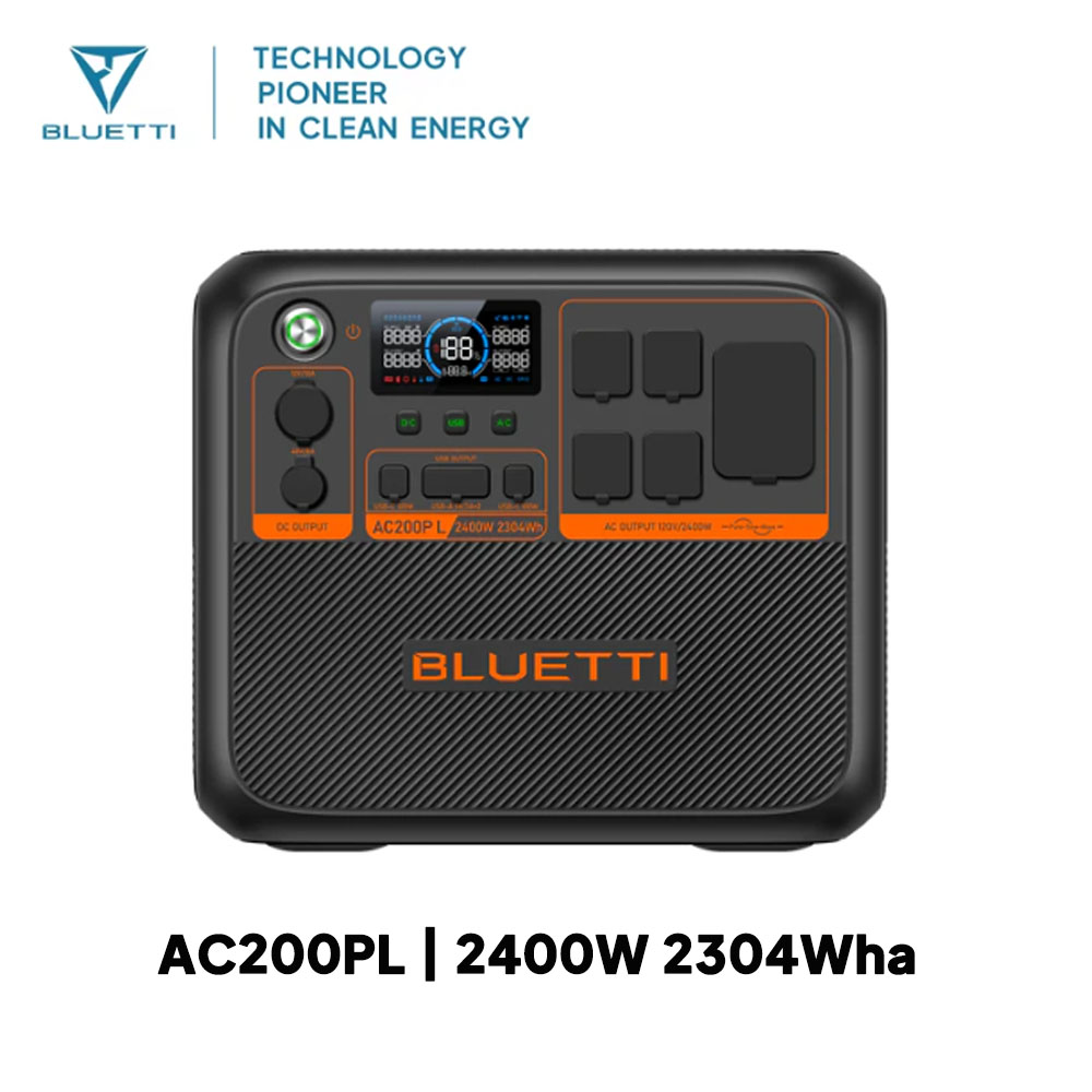BLUETTI AC200PL ポータブル電源 |   24 - Solar Powered Charger のレビューと価格