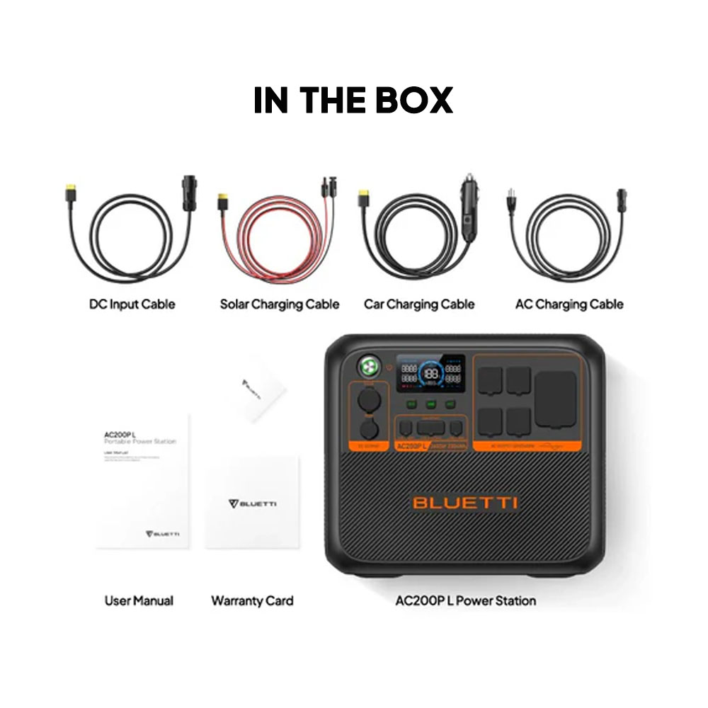BLUETTI AC200PL ポータブル電源 |   24 - Solar Powered Charger のレビューと価格
