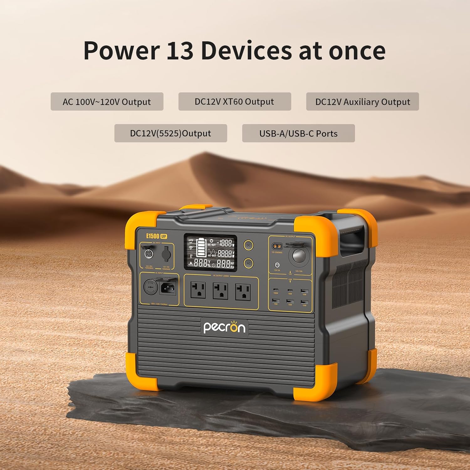 Uesd-Pecron E1500LFP 2200W 153 - Solar Powered Charger のレビューと価格