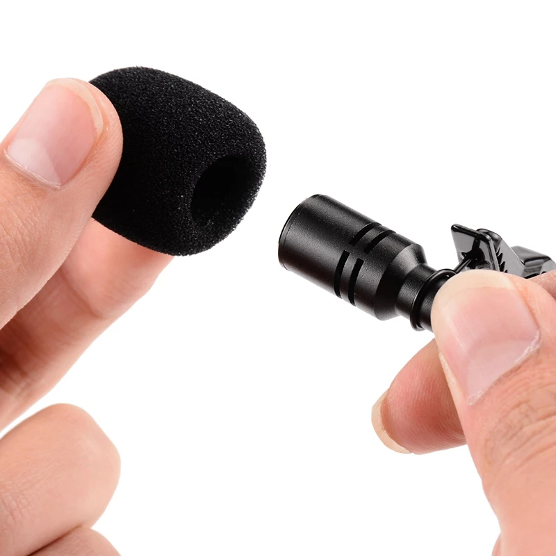 1.5mミニポータブルラベリアマイクコンデンサークリップオン - Mini Electronics Gadgets のレビューと価格